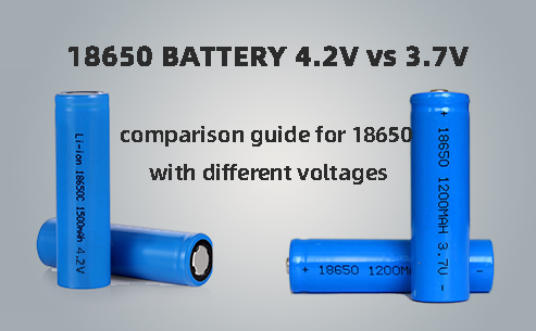 18650 battery 4.2V vs 3.7V - comparison guide for 18650 with different voltages