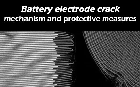 Batteryelectrode crack mechanism and protective measures