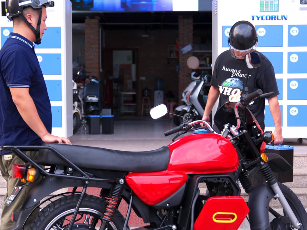 Explore battery swapping stations business model of electric two-wheeler