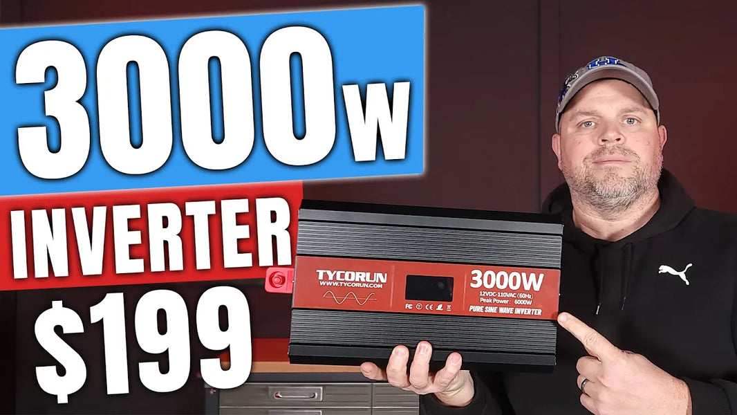 Tycorun 3000w Power Inverter 12v to 120v - Justin's Project