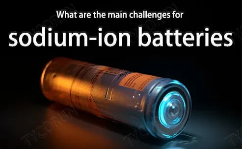 What are the main challenges for sodium-ion batteries