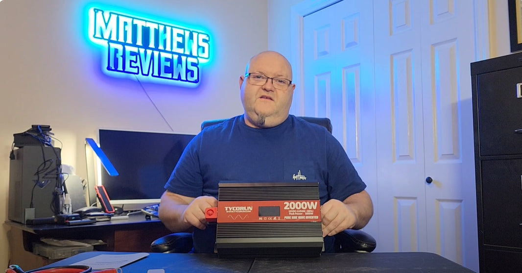 $179 TYCORUN 2000 Watt Pure Sine Wave Inverter (TESTED) -  Matthew's Reviews