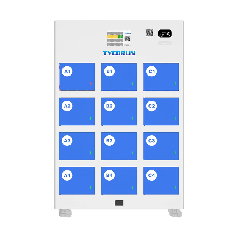12-slot Battery Swap Cabinet for Electric 234-Wheelers
