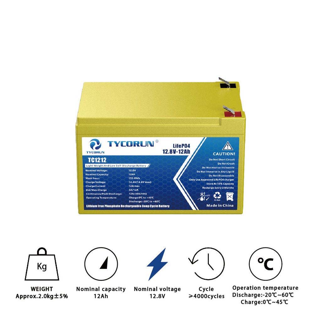 12v12ah lithium battery
