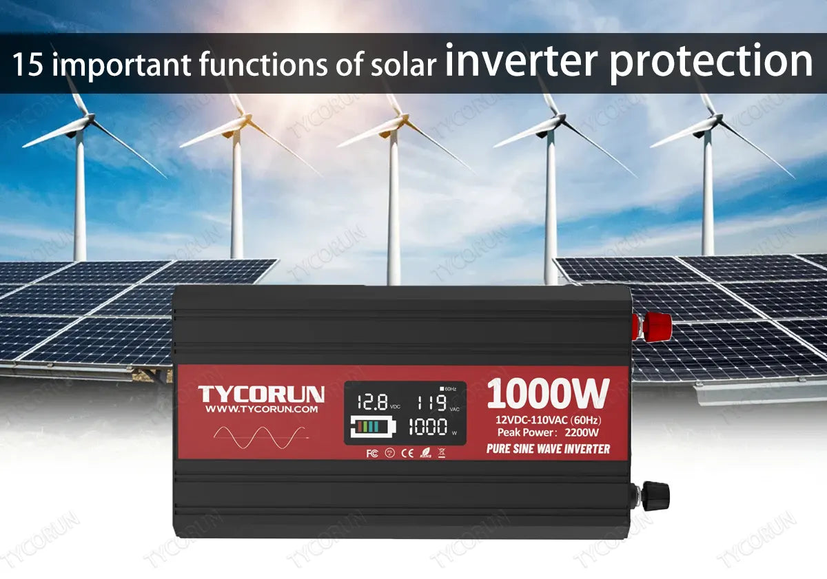 15 important functions of solar inverter protection – TYCORUN