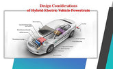 How are hybrid vehicle powertrains designed?