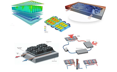 What is a plate liquid cooling system?