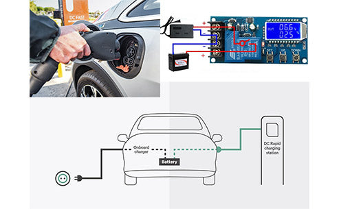 What is the charging control method for the battery?