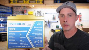 TYCORUN 12v18ah lithium battery intelligent management system