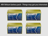 48V lithium battery pack from Tycorun