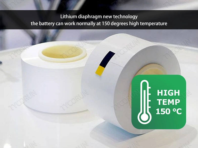Lithium diaphragm new technology——the battery can work normally at 150 degrees high temperature