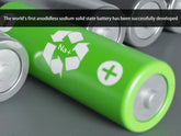 The world's first anodidless sodium solid state battery has been successfully developed