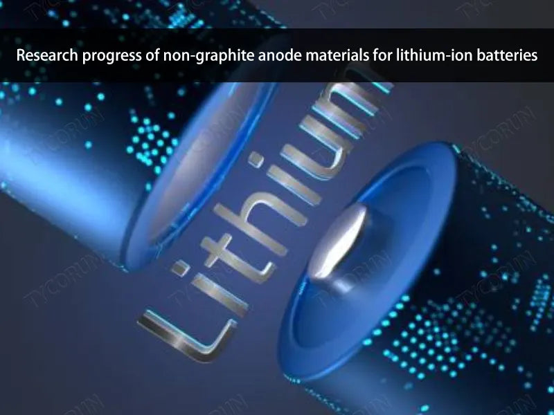 Research progress of non-graphite anode materials for lithium-ion batteries