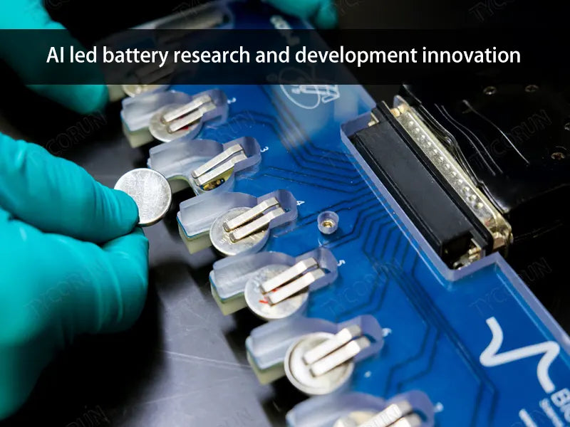 AI led battery research and development innovation