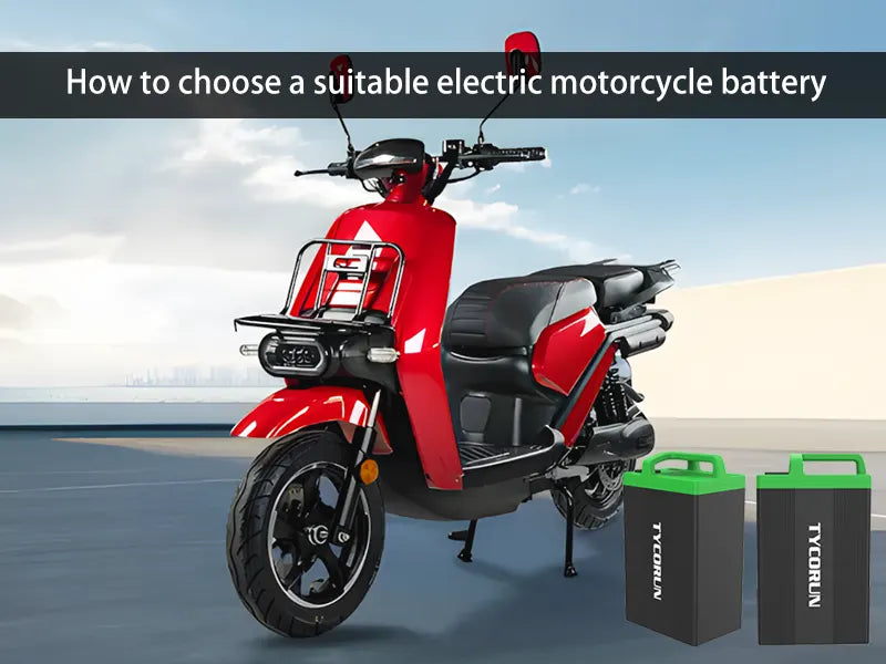 A suitable electric motorcycle battery choosing  guide