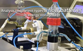 Analysis of different types of flow batteries
