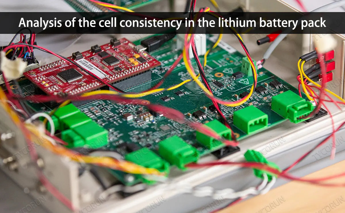 Analysis of the cell consistency in the lithium battery pack