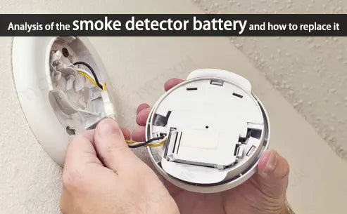 Analysis of the smoke detector battery and how to replace it