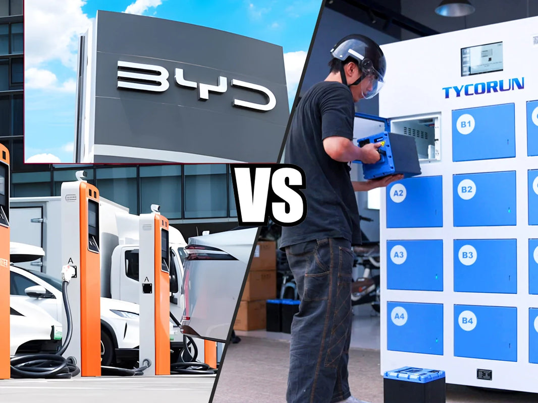 BYD battery swap vs TYCORUN battery swap