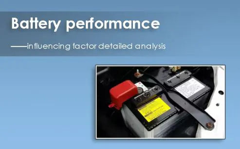 Battery performance - influencing factor analysis