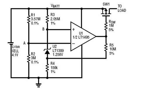 Lithium-ion battery protection circuit design