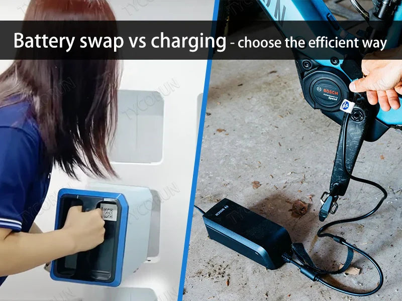 Battery swap vs charging - choose the efficient way