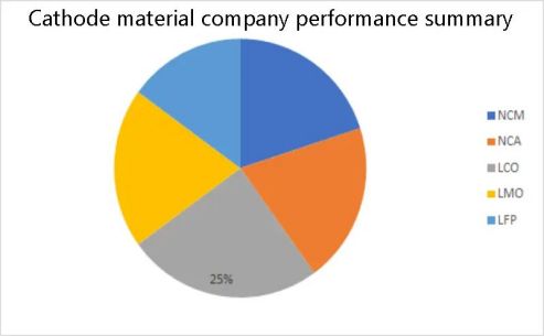 Cathode material company performance summary