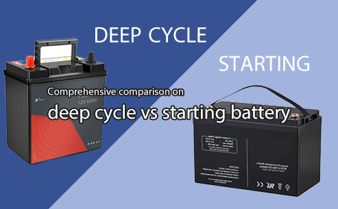 Comprehensive comparison on deep cycle vs starting battery