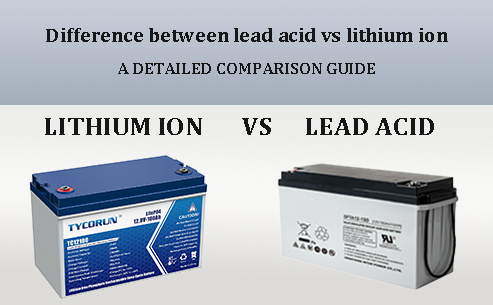 Difference between lead acid vs lithium ion - a detailed