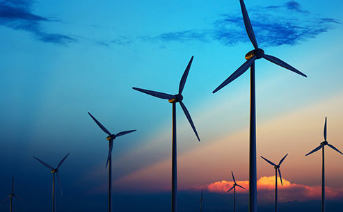 Distribution of wind energy resources in China