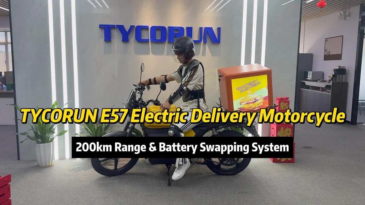 Electric Delivery Motorcycle