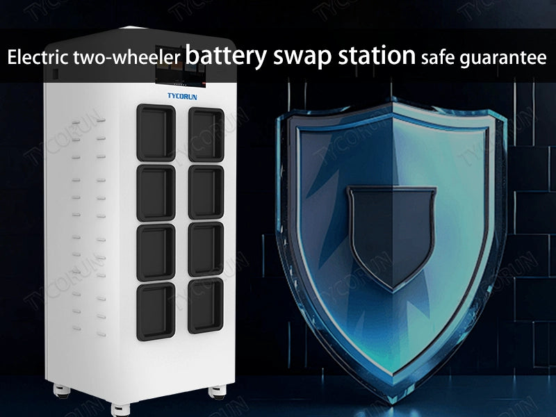 Electric two-wheeler battery swap station safe guarantee