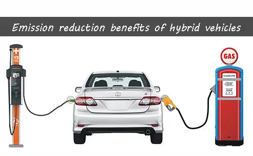 Emission reduction benefits of hybrid cars
