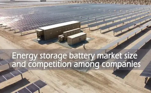 Energy storage batteries market size and competition among companies