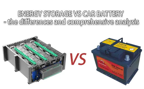 Energy storage vs car battery - the differences and comprehensive analysis