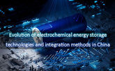 Evolution of electrochemical energy storage technologies and integration methods in China