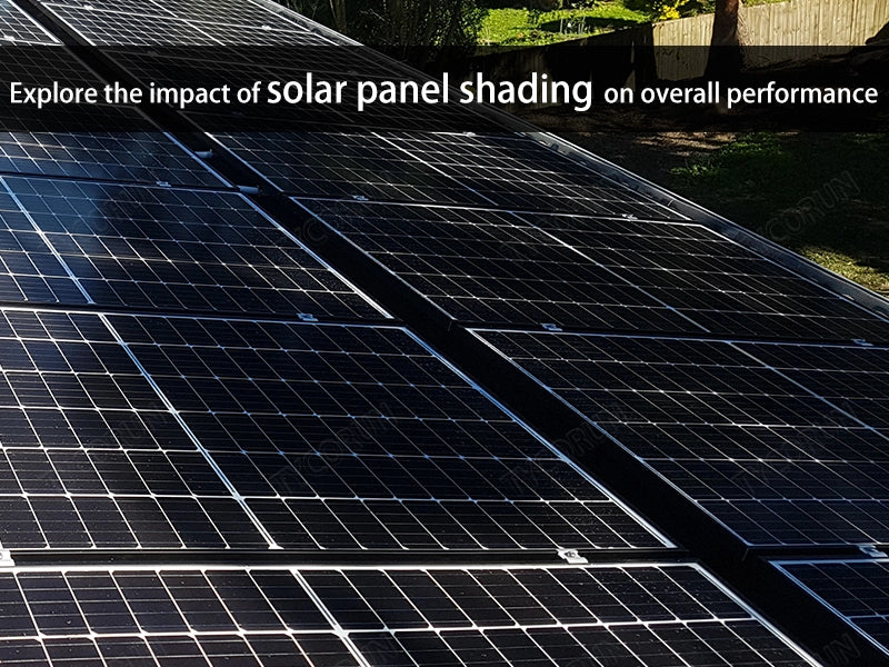 Explore the impact of solar panel shading on overall performance