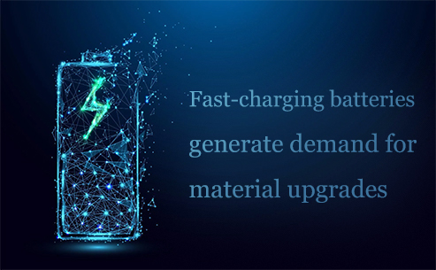 Fast-charging batteries generate demand for material upgrades