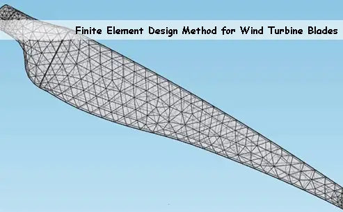 Finite Element Design Method for Wind Turbine Blades