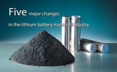 Five major changes in the lithium battery materials industry
