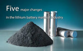 Five major changes in the lithium battery materials industry