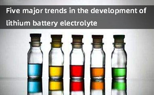 Five major trends in the development of lithium battery electrolyte