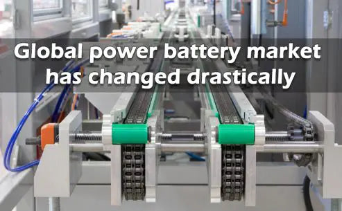 Global power battery market has changed