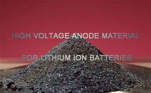 High voltage anode material for lithium ion batteries