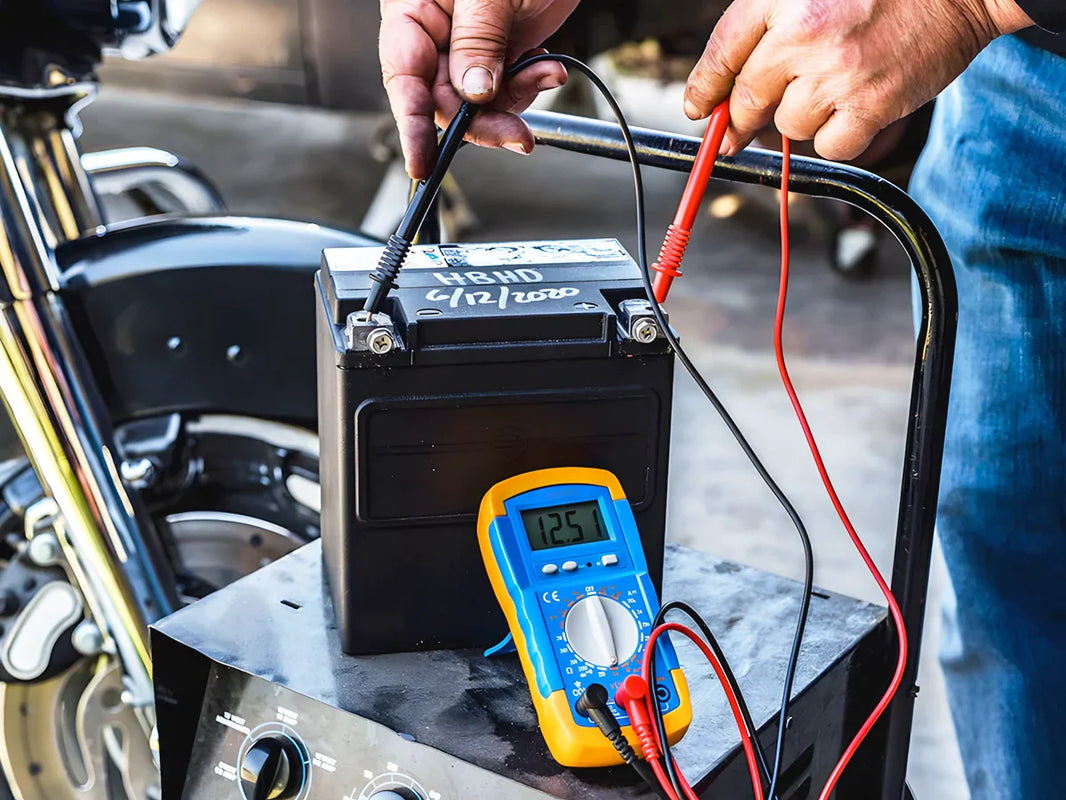 How to Charge a Motorcycle Battery