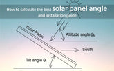 How to calculate the best solar panel angle and installation guide