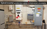 Hybrid inverter provides more options for home power consumption