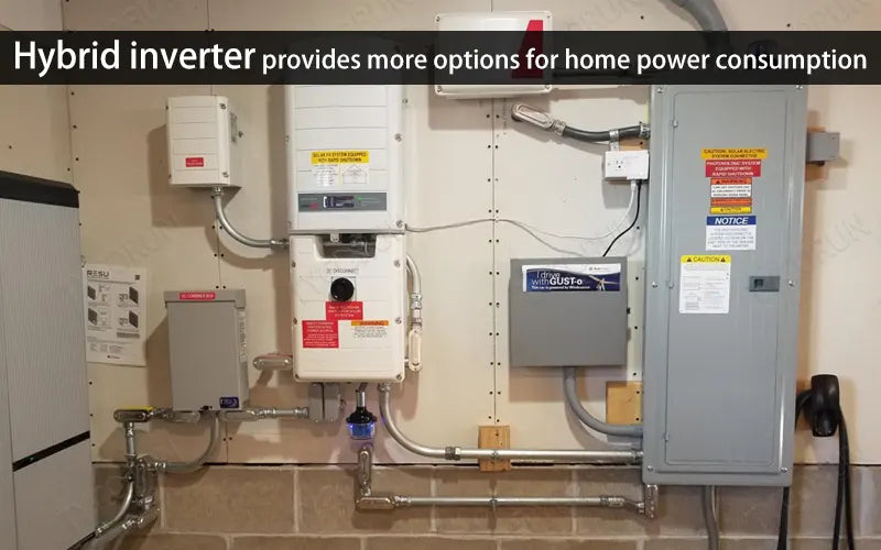 Hybrid inverter provides more options for home power consumption