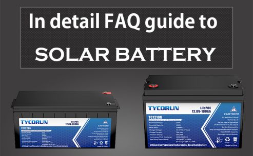 In detail FAQs guide to solar battery