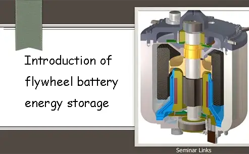 Introduction of flywheel battery energy storage – TYCORUN